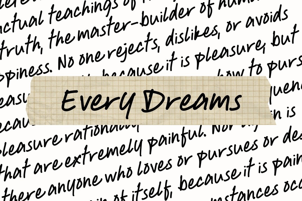 Шрифт Every Dreams