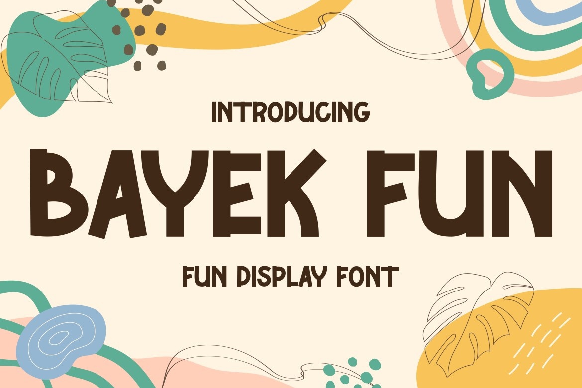 Шрифт Bayek Fun