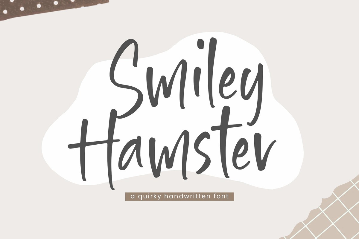 Шрифт Smiley Hamster