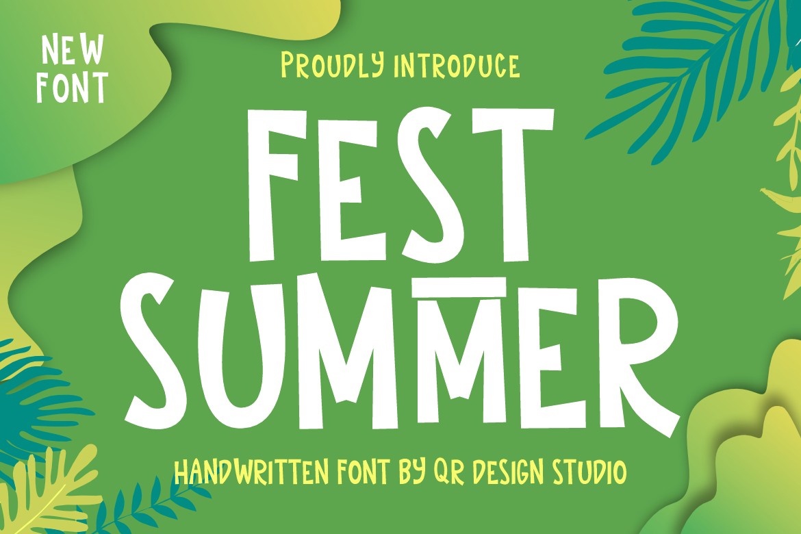 Шрифт Fest Summer