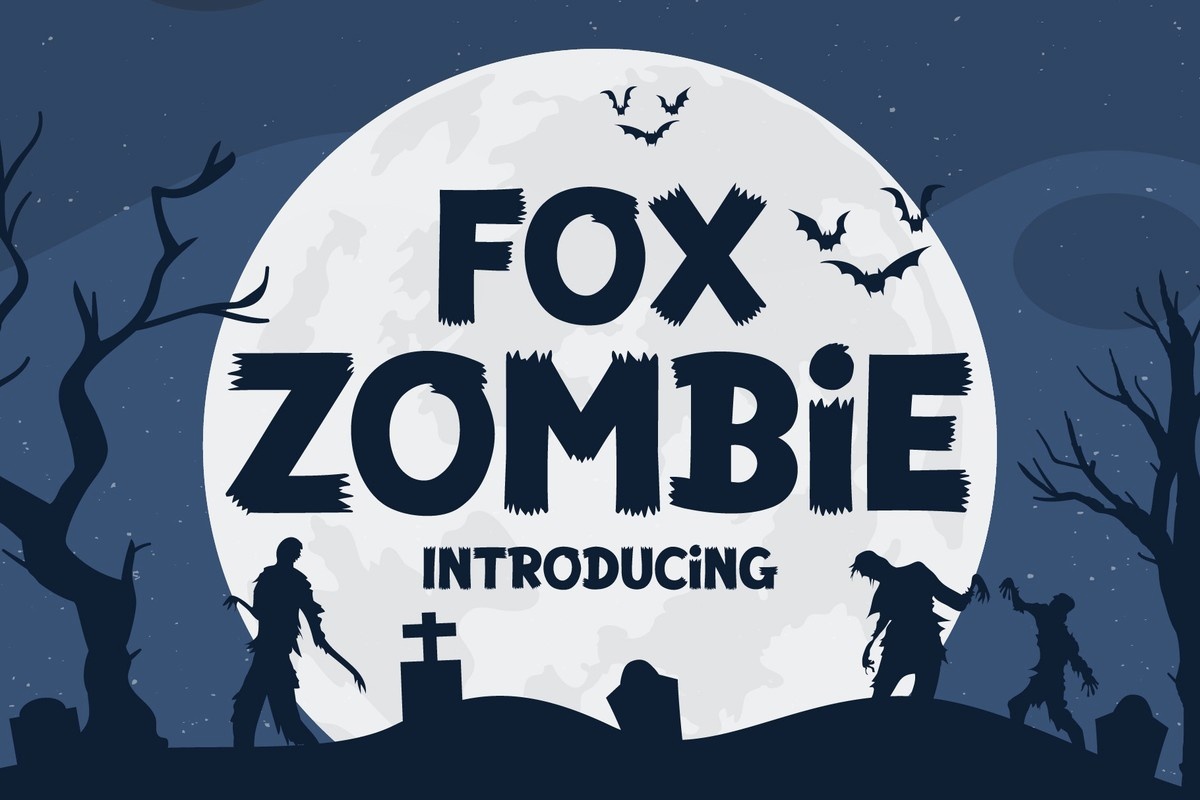 Шрифт Fox Zombie