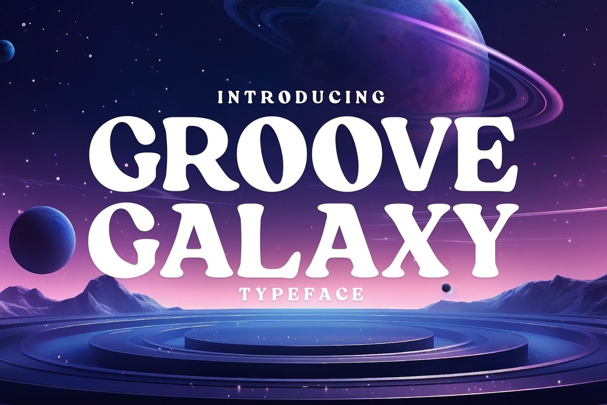 Шрифт Groove Galaxy