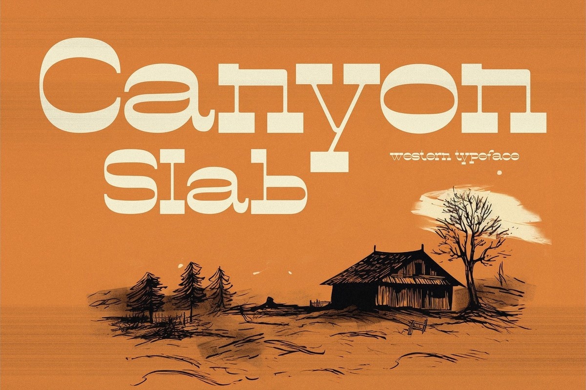 Шрифт Canyon Slab