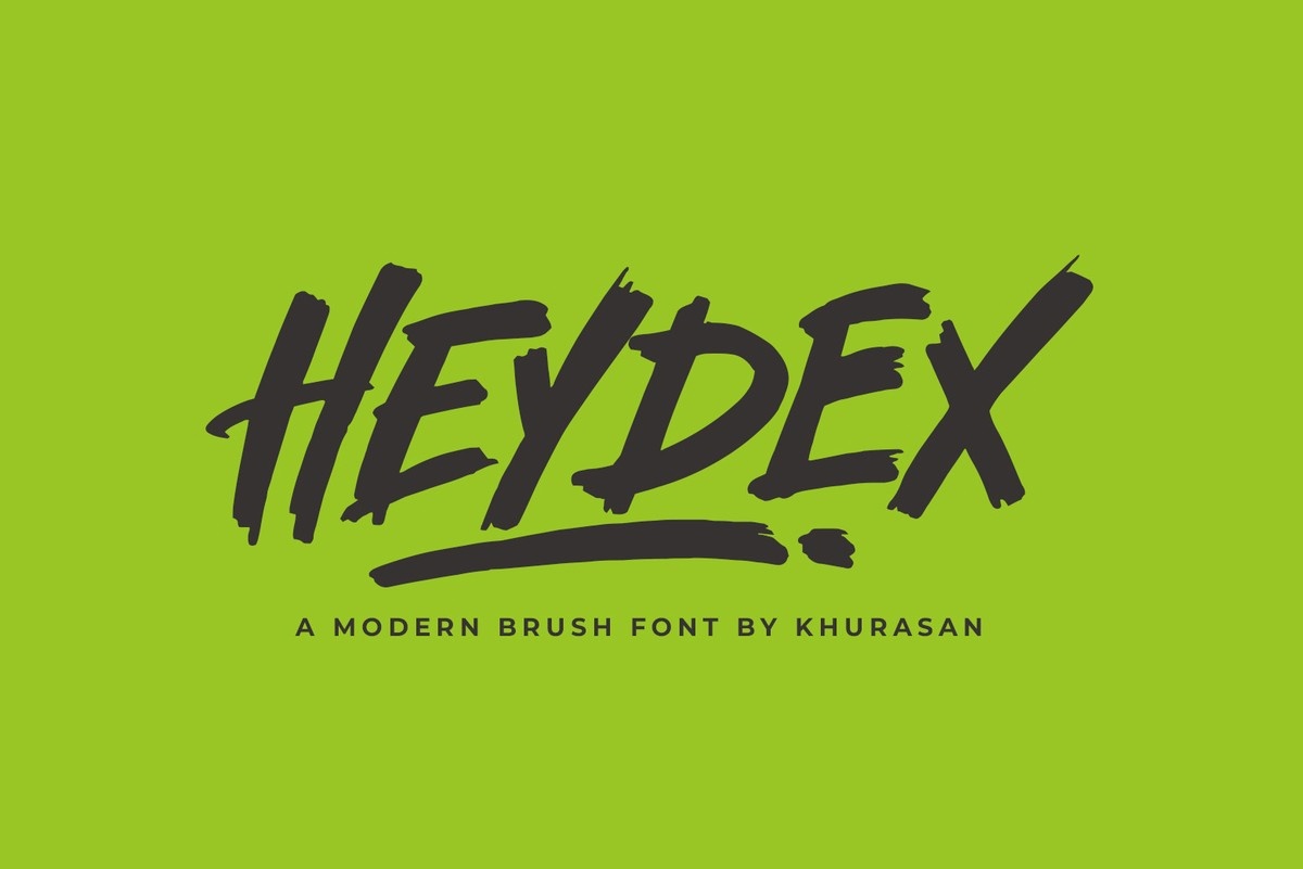 Шрифт Heydex