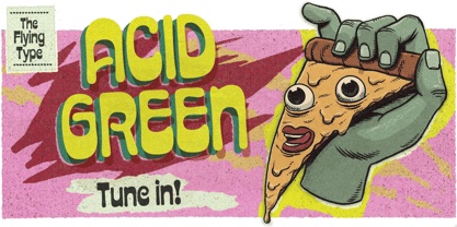 Шрифт Acid Green
