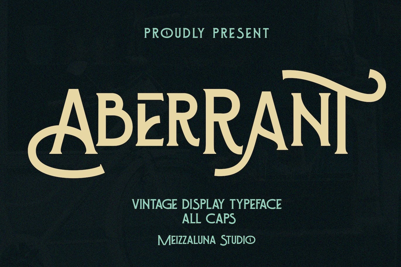Шрифт Aberrant