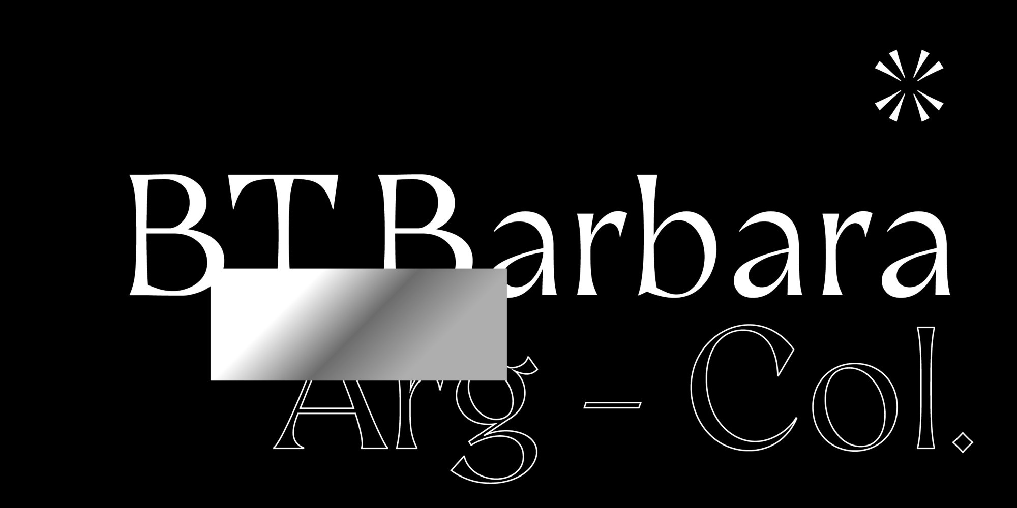 Шрифт BT Barbara
