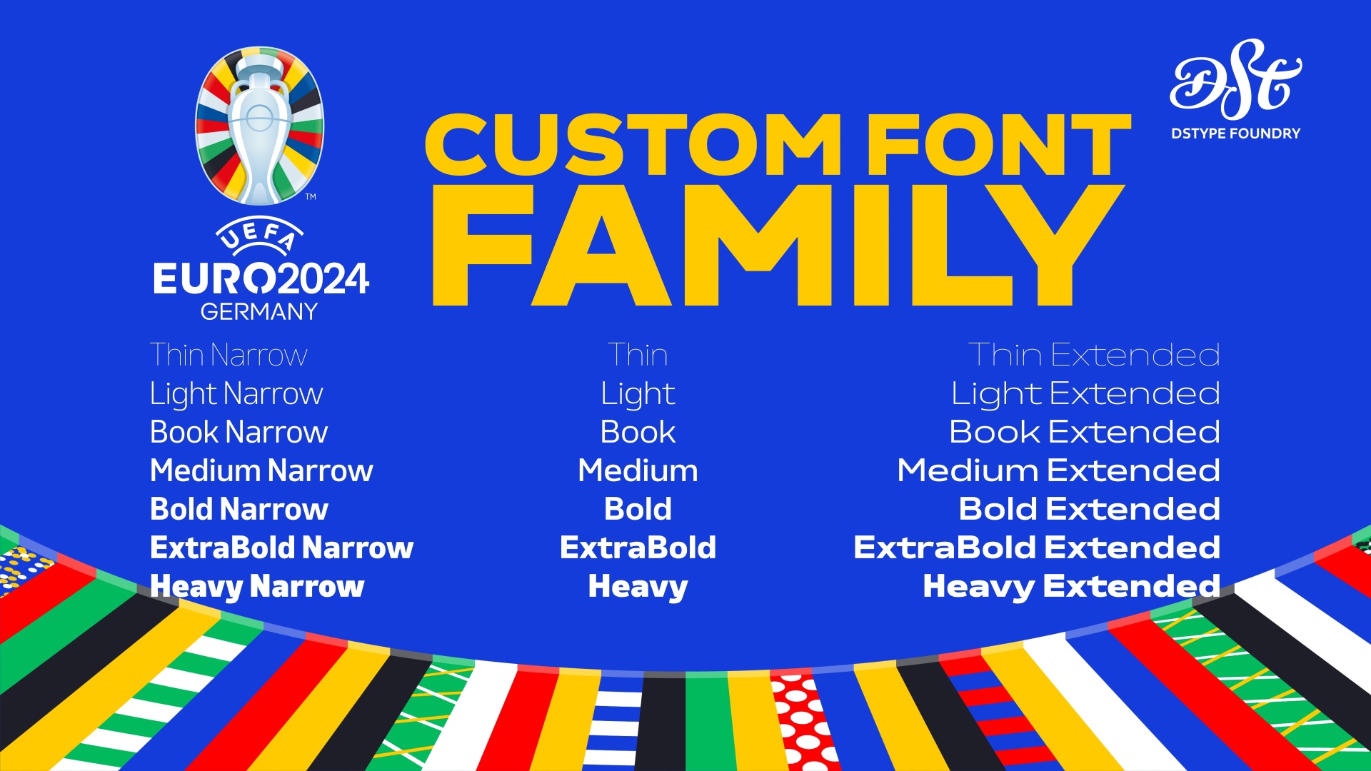 Шрифт UEFA Euro 2024 custom