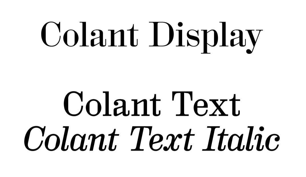 Шрифт HAL Colant 1.0