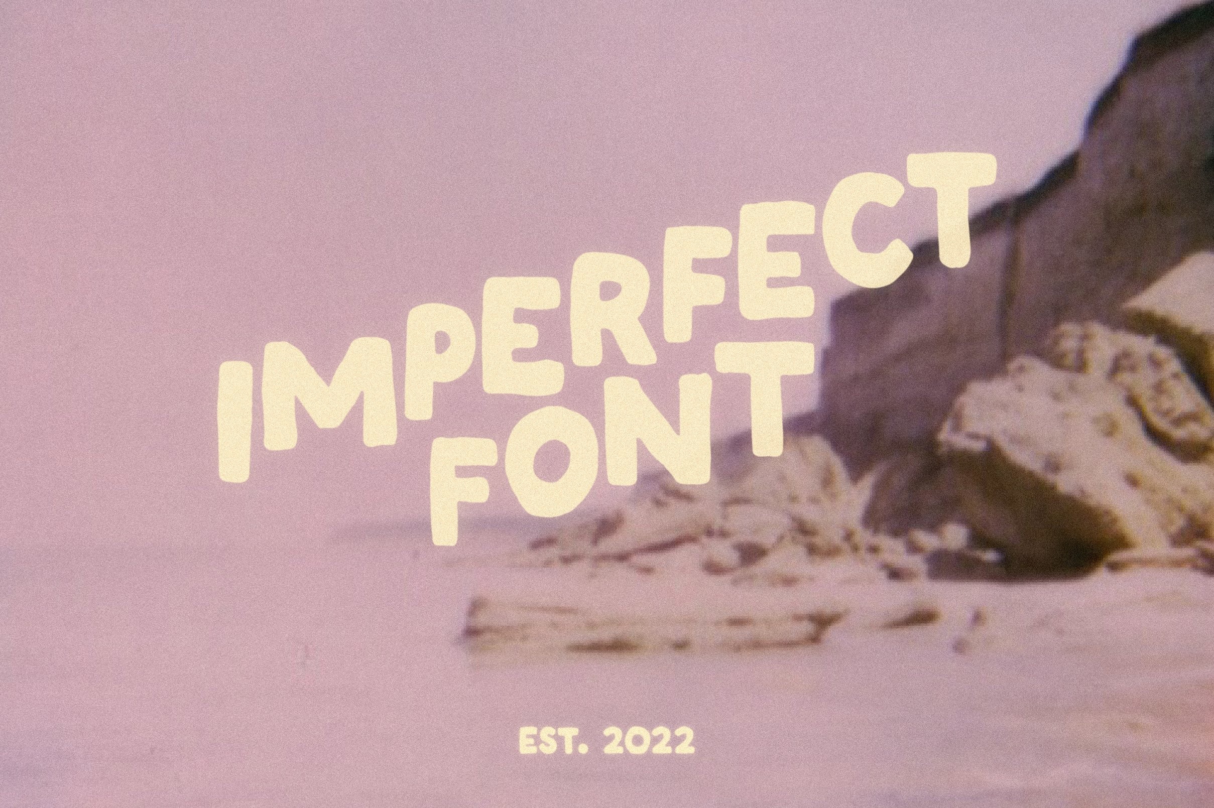Шрифт Imperfect