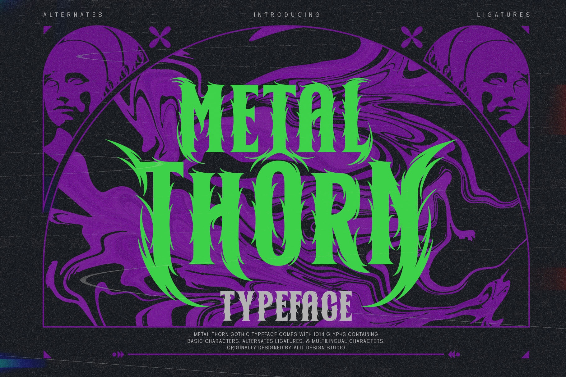 Шрифт Metal Thorn