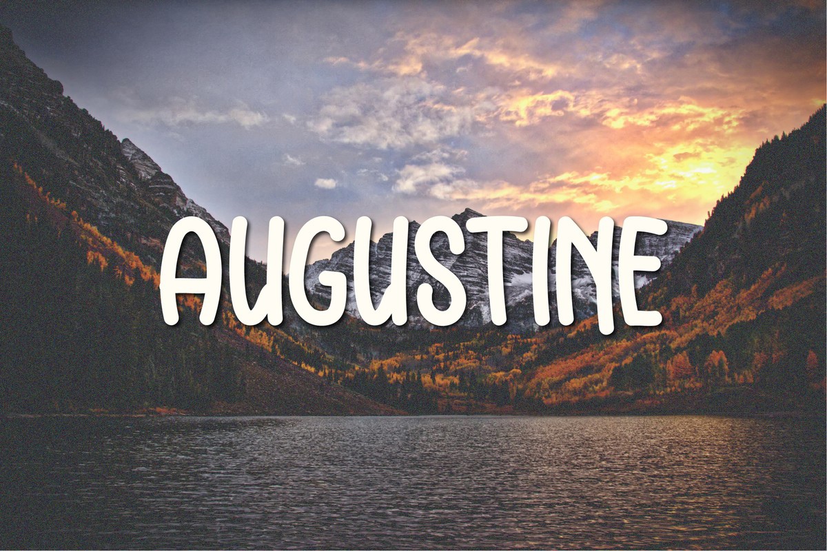 Шрифт Augustine