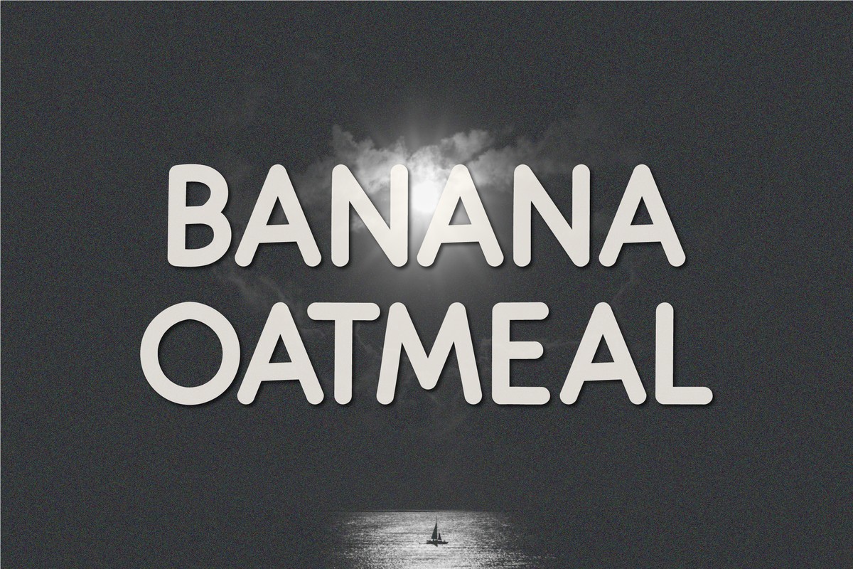 Шрифт Banana Oatmeal