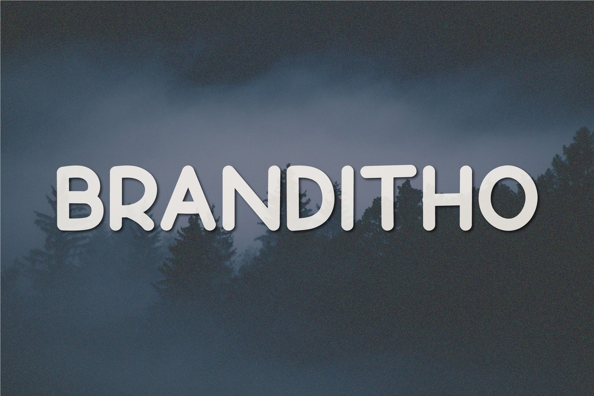 Шрифт Branditho