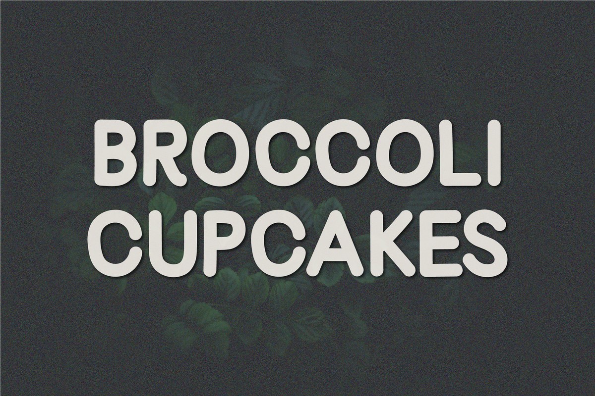 Шрифт Broccoli Cupcakes