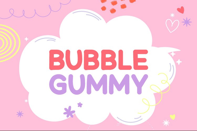 Шрифт Bubble Gummy