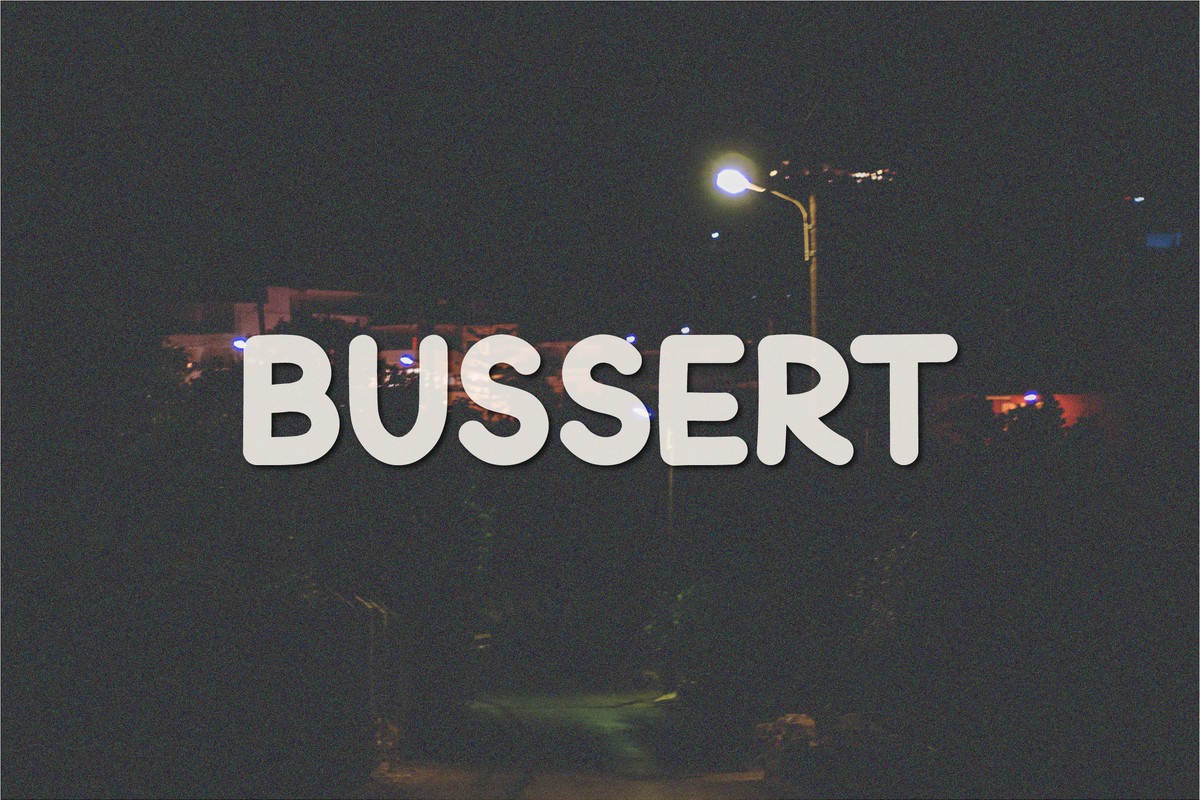 Шрифт Bussert