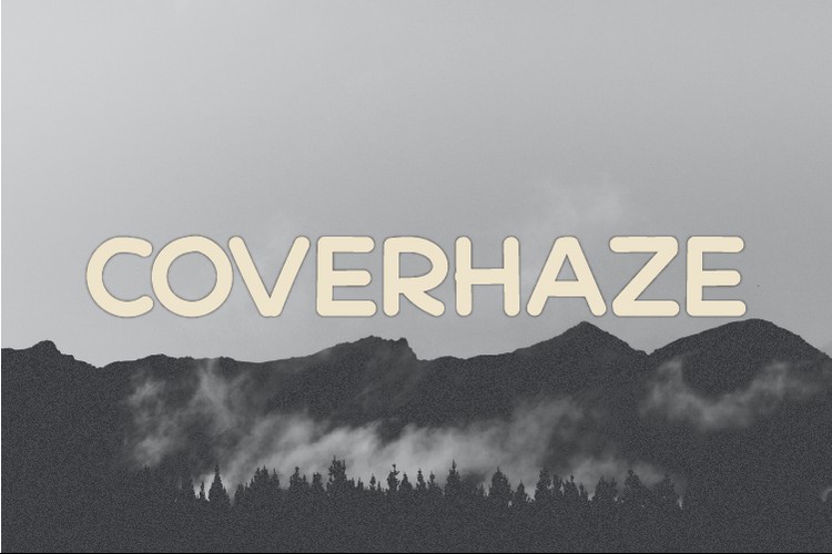 Шрифт Coverhaze