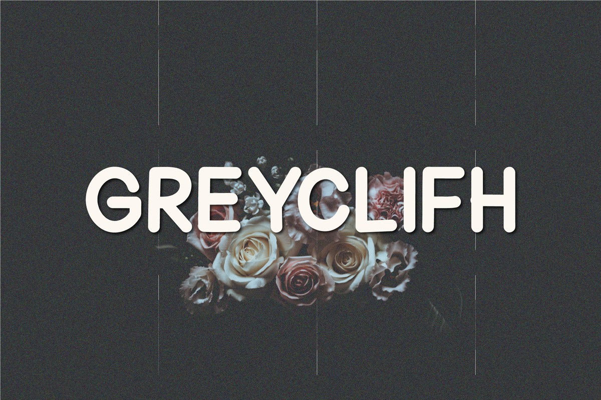 Шрифт Greyclifh