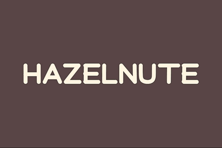 Шрифт Hazelnute