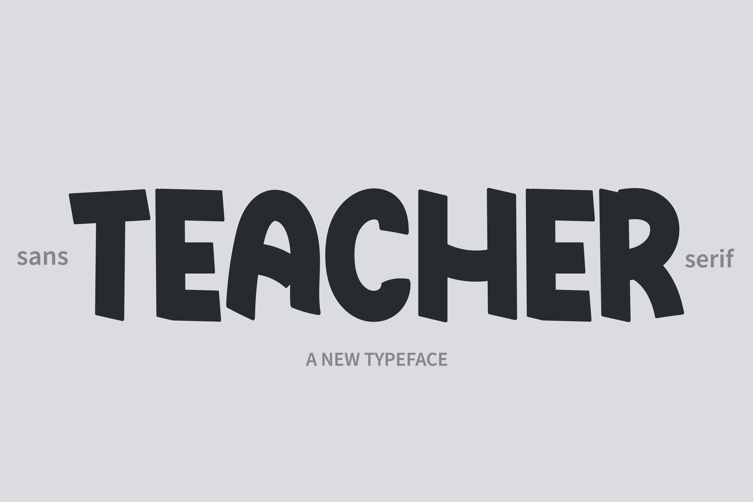 Шрифт Teachers