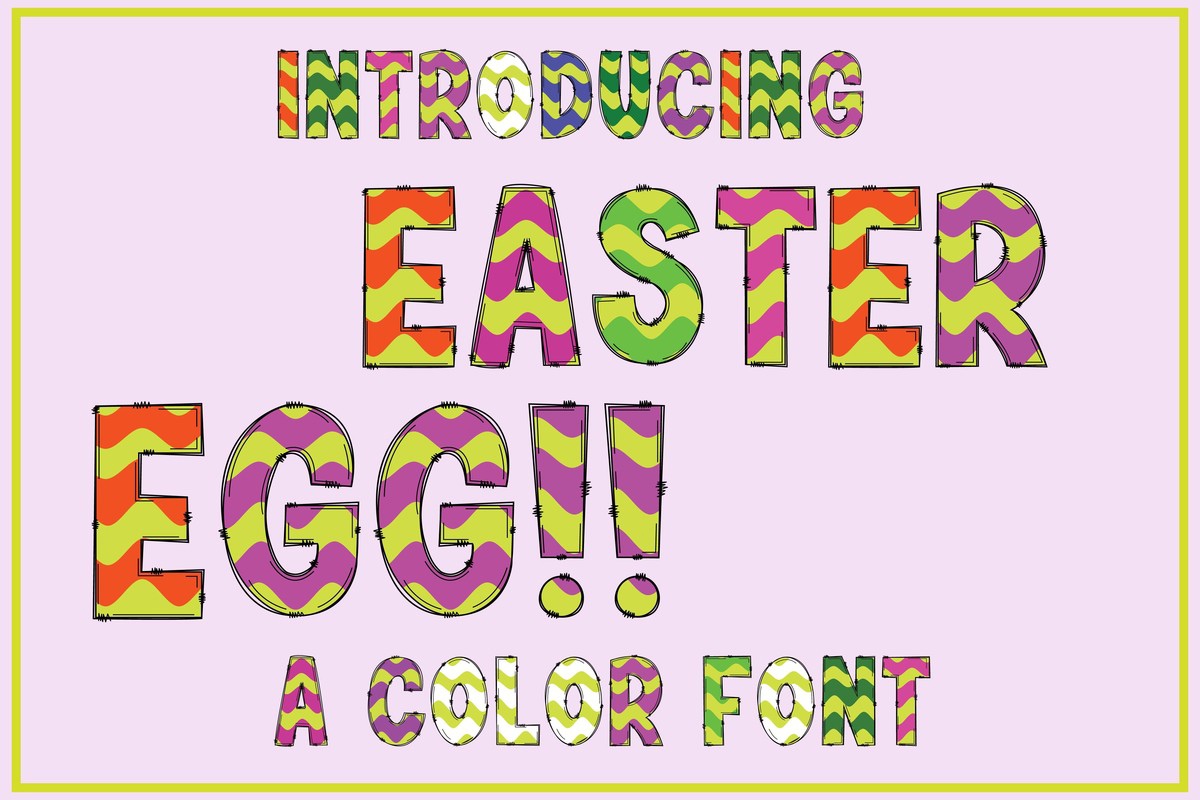Шрифт Easter Egg