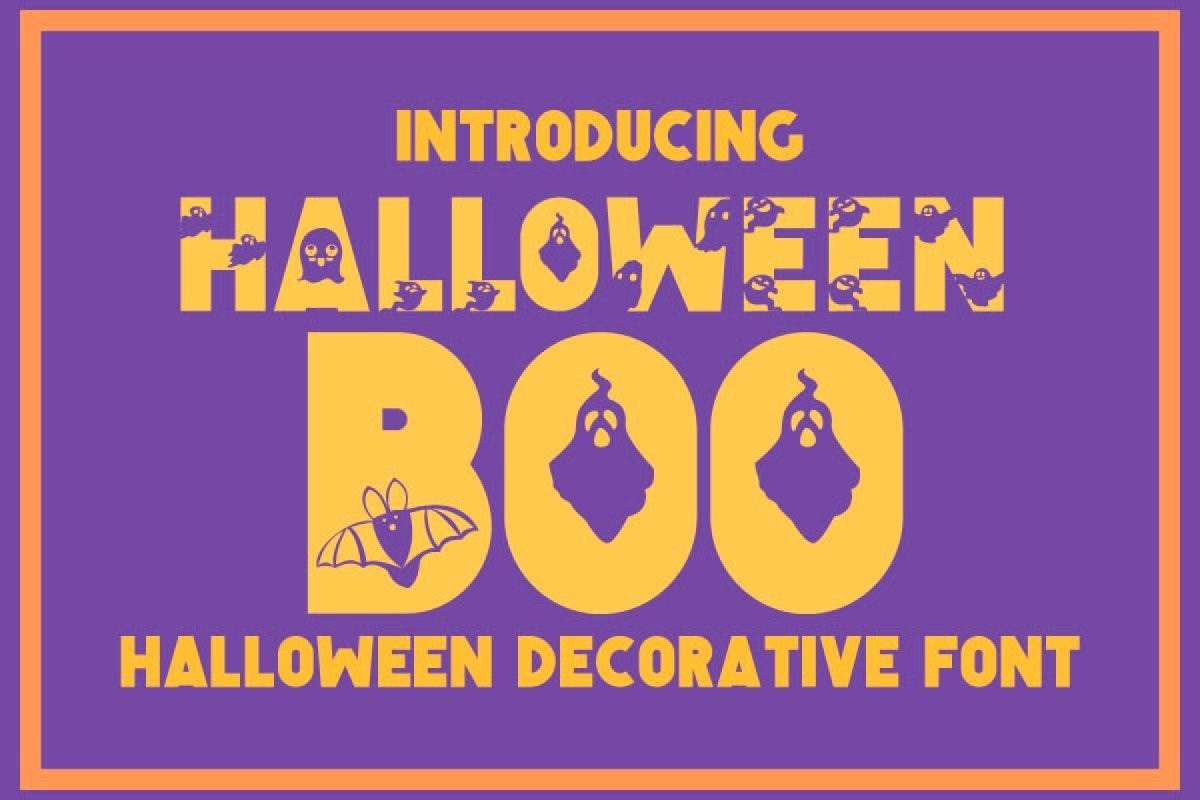 Шрифт Halloween Boo