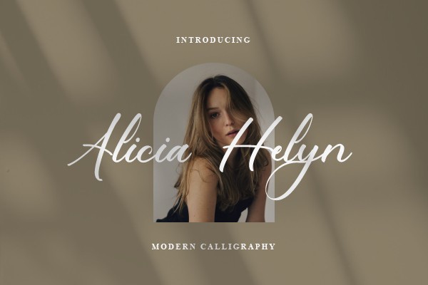 Шрифт Alicia Helyn