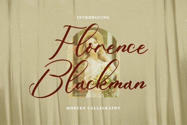 Шрифт Florence Blackman