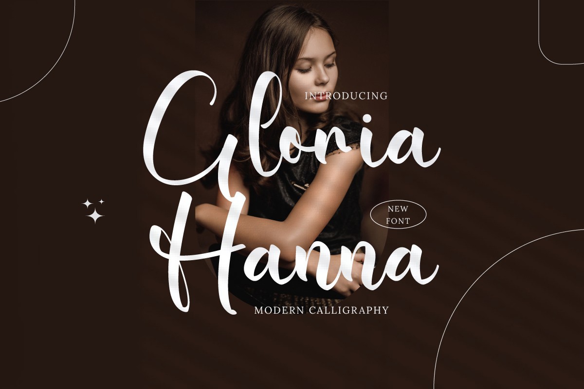 Шрифт Gloria Hanna