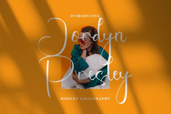 Шрифт Jordyn Presley