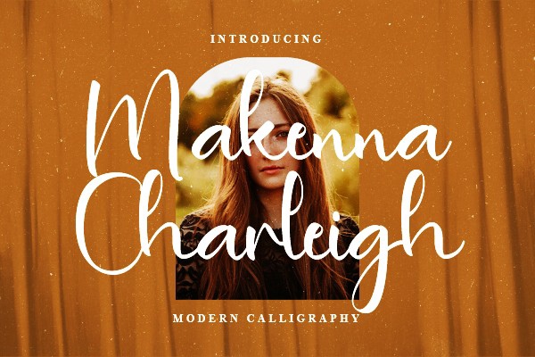 Шрифт Makenna Charleigh