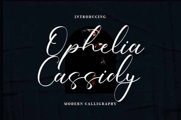 Шрифт Ophelia Cassidy