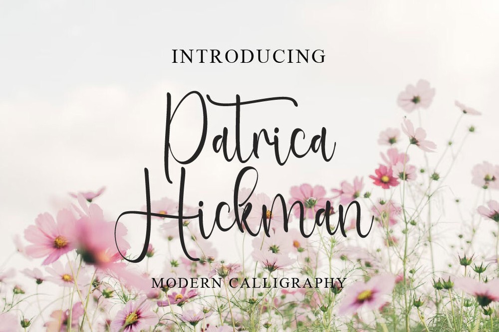 Шрифт Patrica Hickman