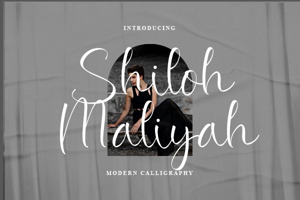 Шрифт Shiloh Maliyah
