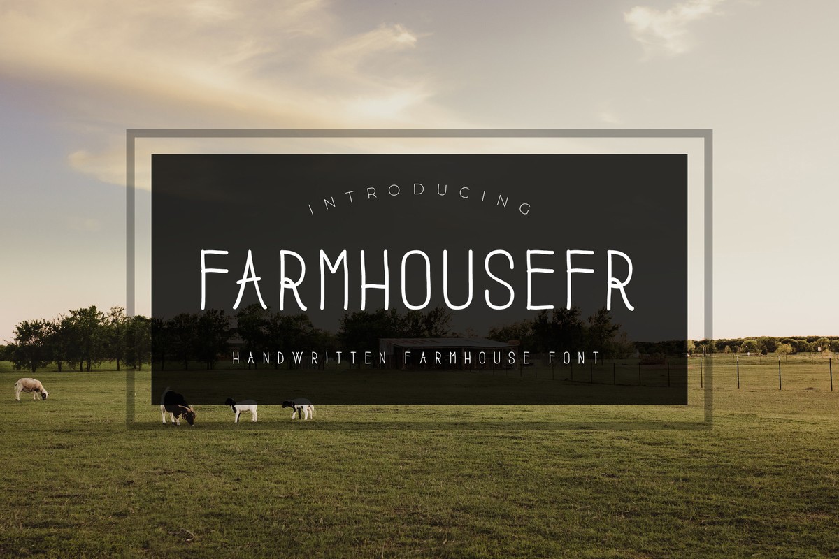 Шрифт Farmhouse FR