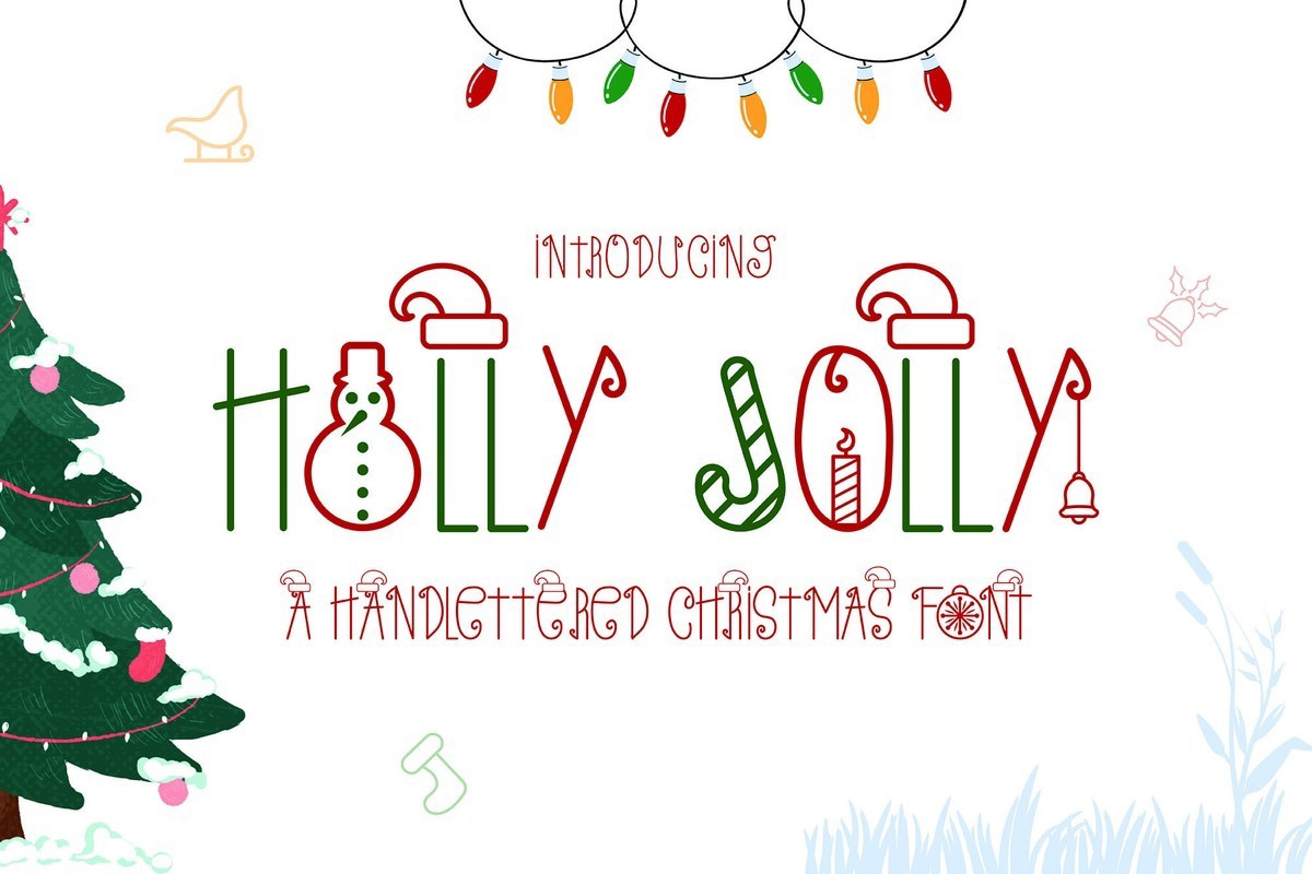 Шрифт Holly Jolly