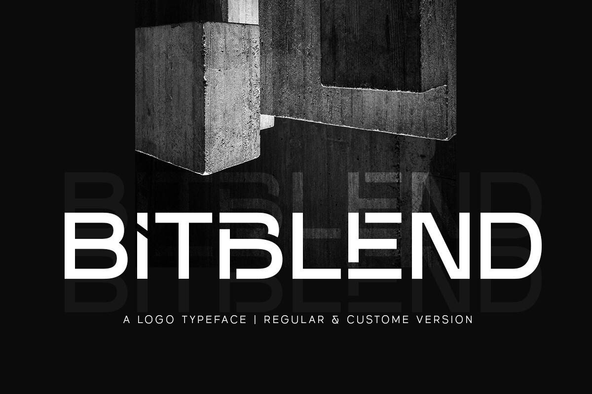 Шрифт Bitblend