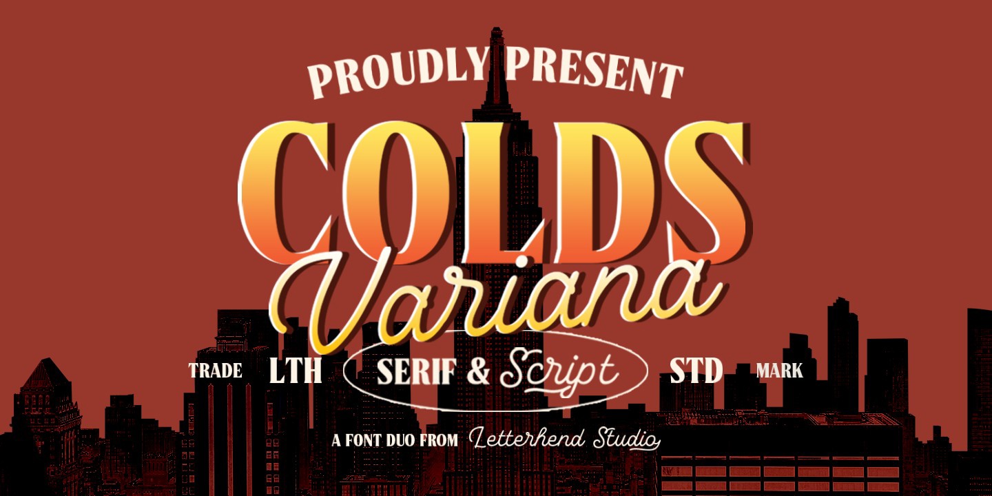 Шрифт Cold Variana