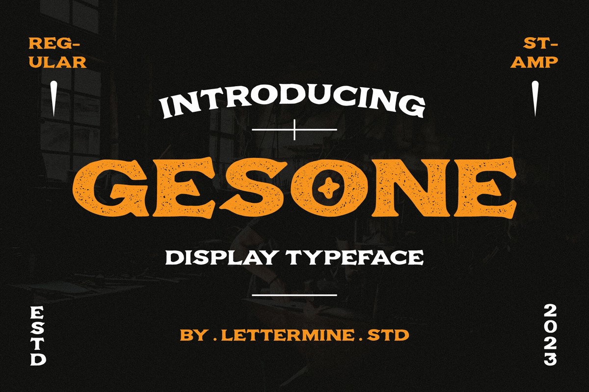 Шрифт Gesone