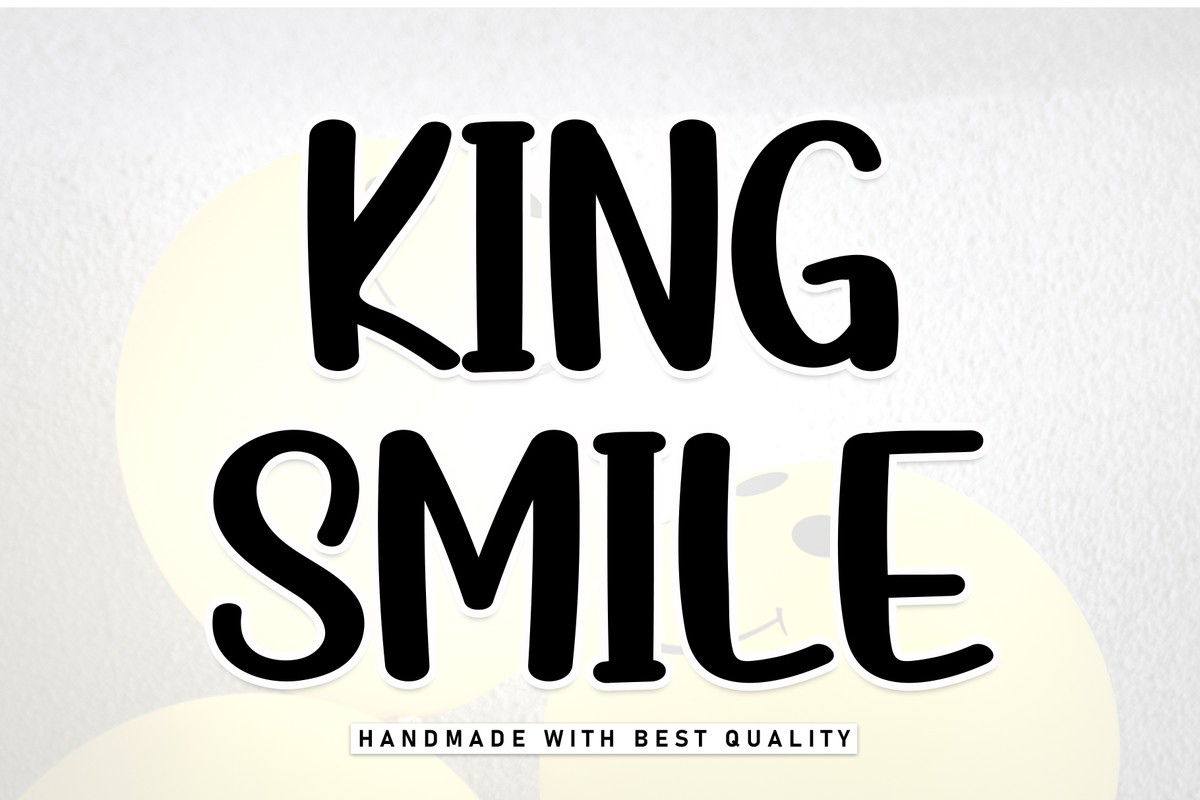 Шрифт King Smile