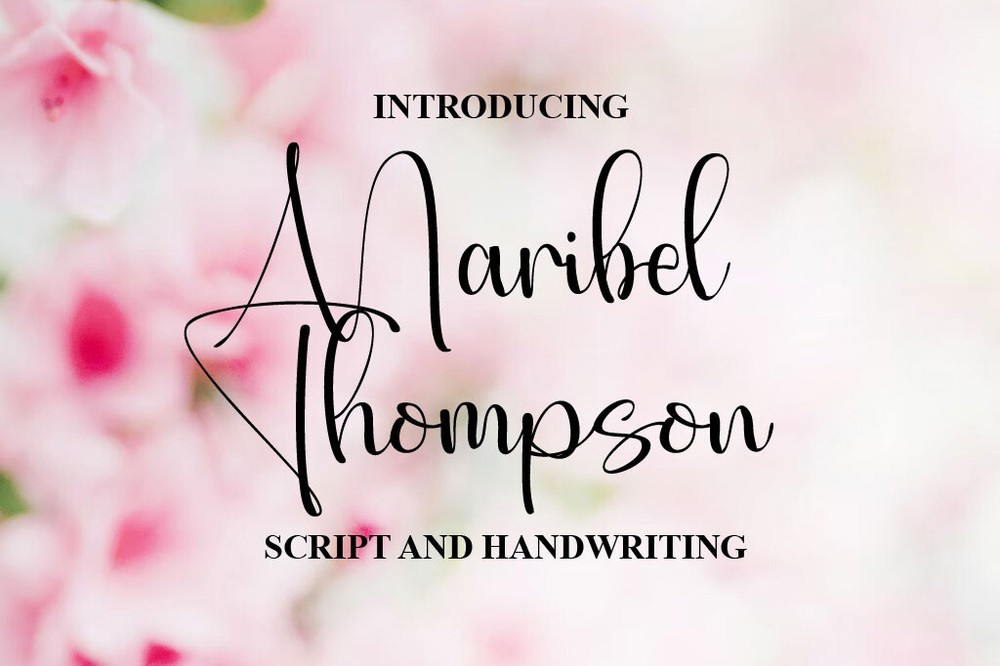 Шрифт Maribel Thompson