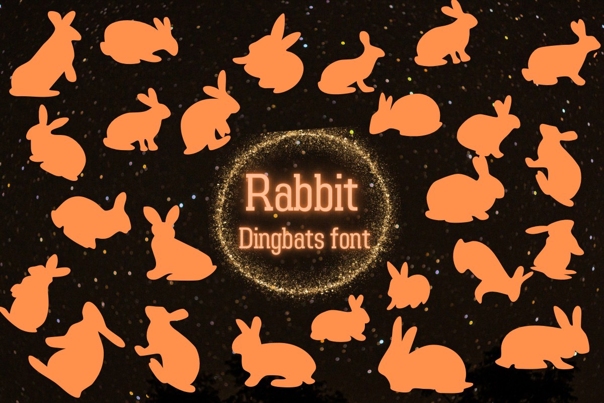 Шрифт Rabbit