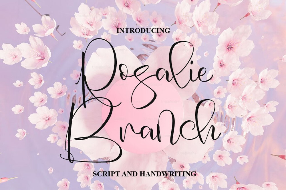 Шрифт Rosalie Branch