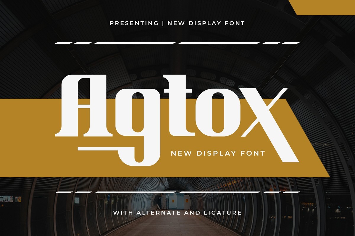 Шрифт Agtox