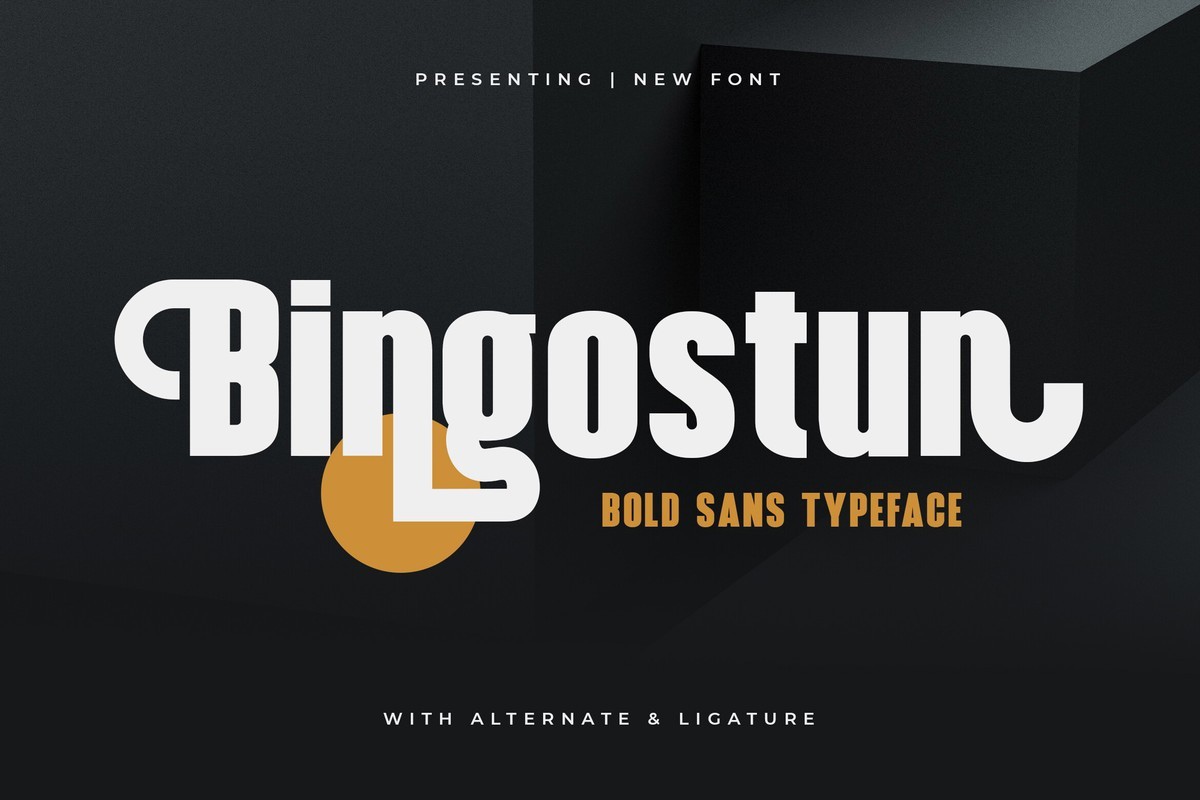 Шрифт Bingostun
