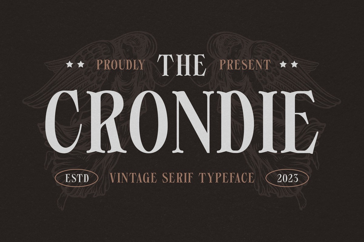 Шрифт Crondie