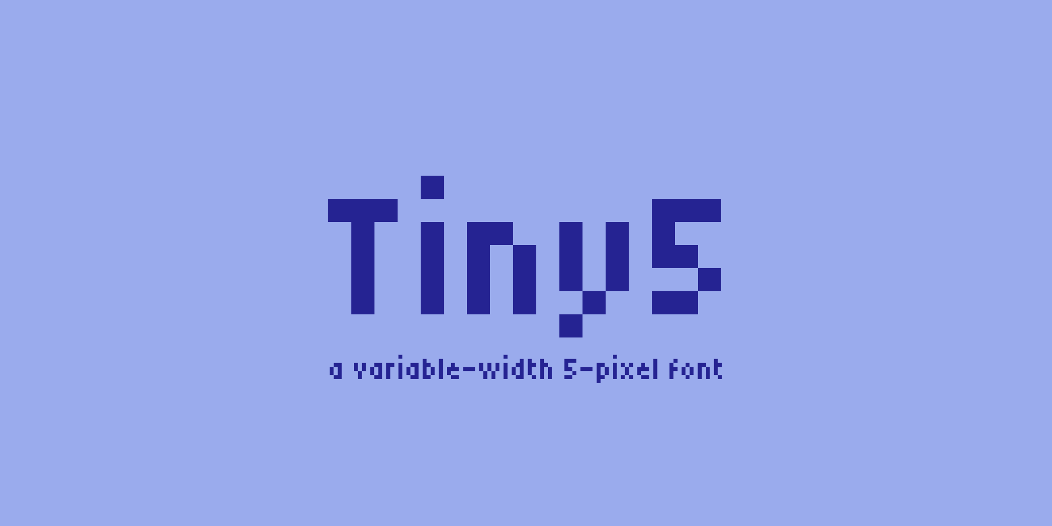 Шрифт Tiny5
