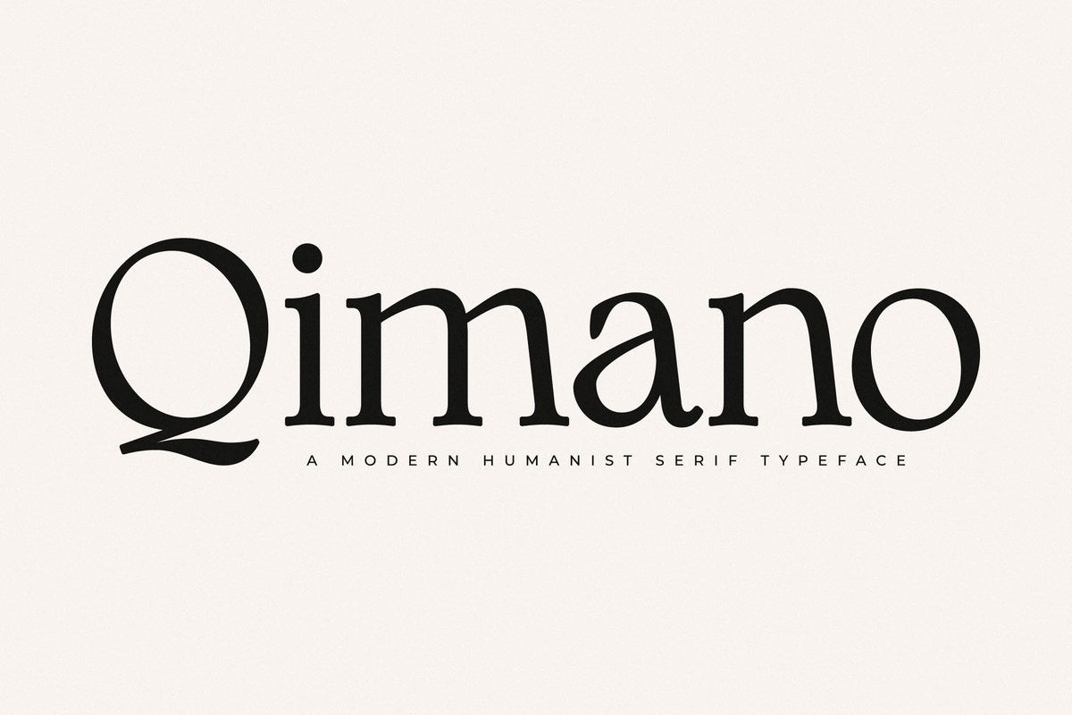 Шрифт Qimano