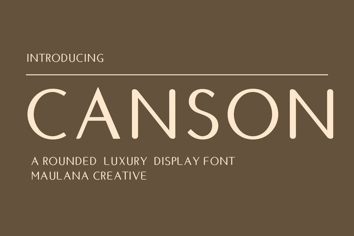 Шрифт Canson